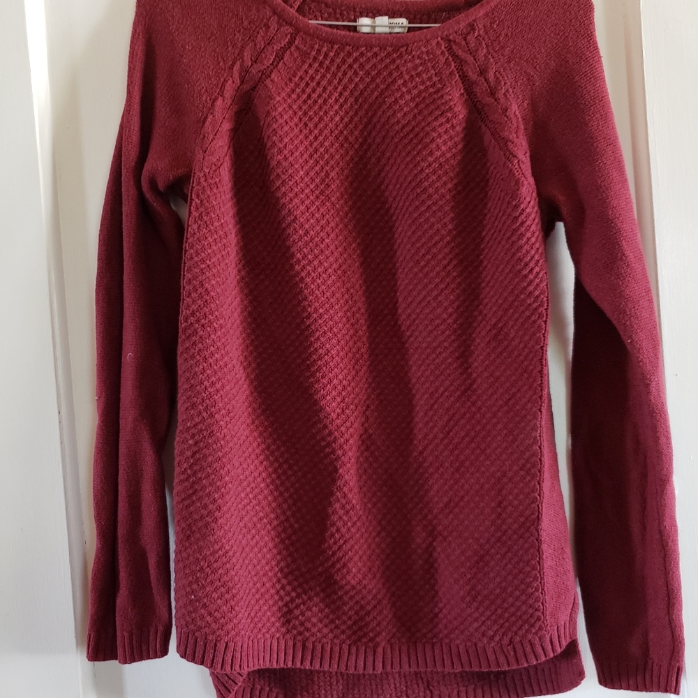 Sonoma maroon sweater